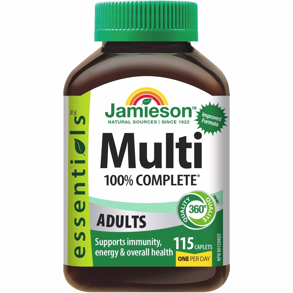 100% Complete Multivitamin for Adults 115 ct
