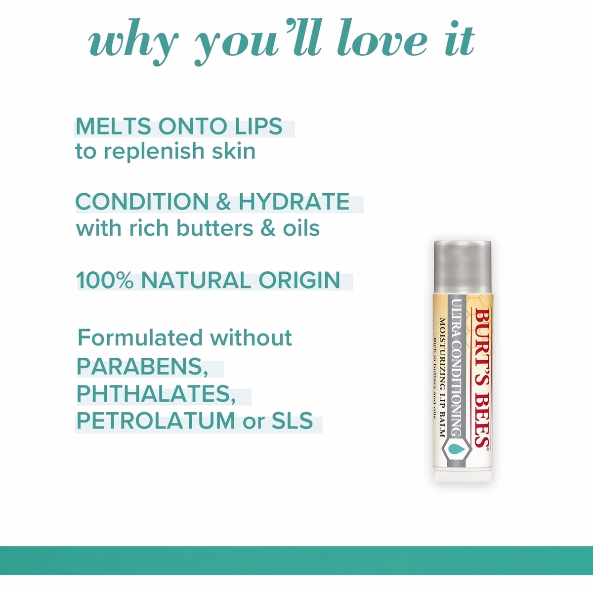 100% Natural Origin Lip Balm, Ultra Conditioning with Kokum Butter 100% Natural Origin Lip Balm, Ultra Conditioning with Kokum Butter