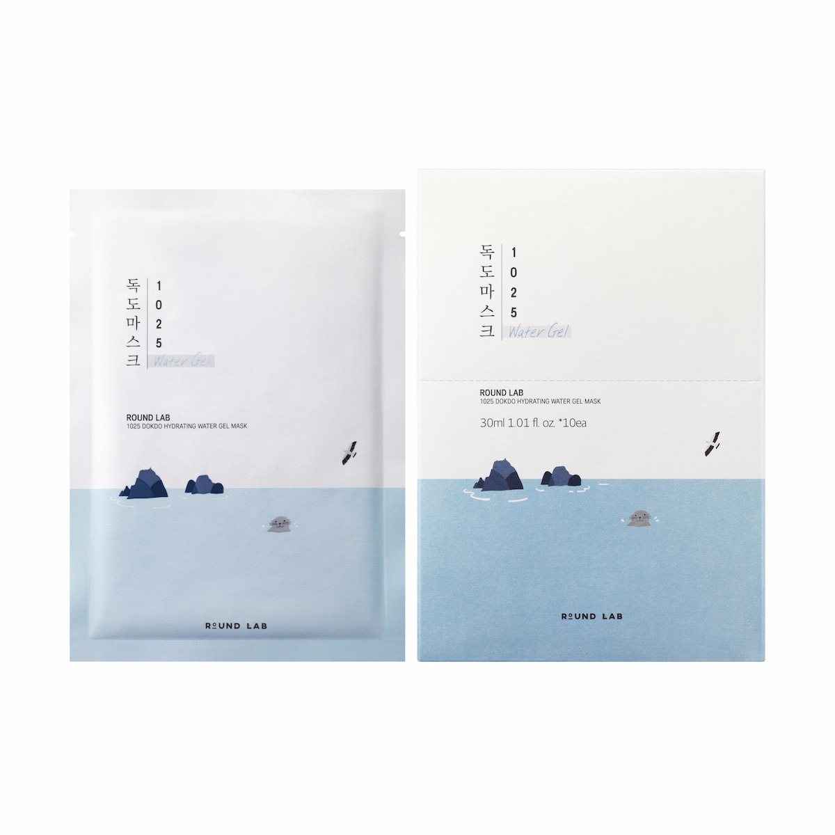 1025 Dokdo Water Gel Mask - 1 BOX / 10 PCS