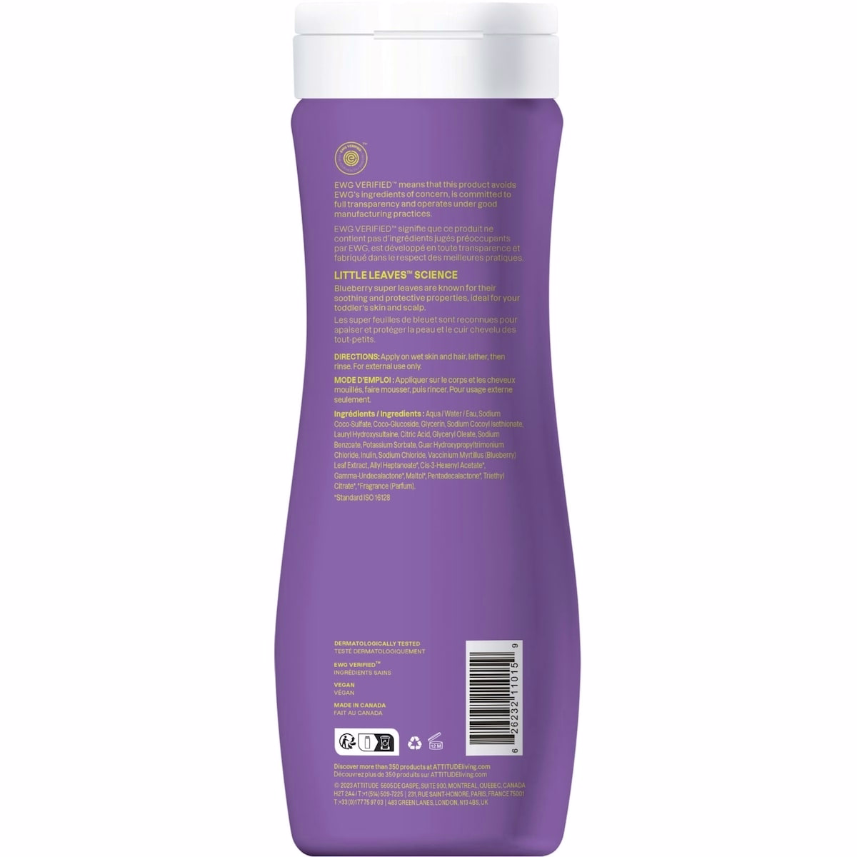 2in1 Shampoo & Body Wash - Vanilla & Pear