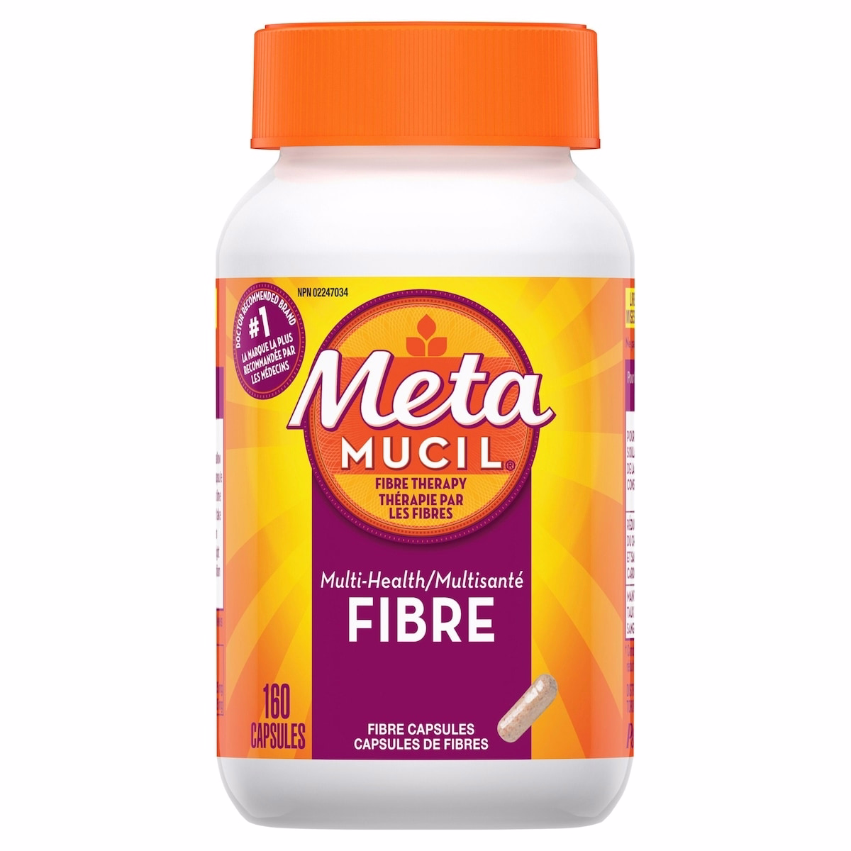 3 in 1 MultiHealth Fibre! Fiber Supplement Capsules, 160 Count 3 in 1 MultiHealth Fibre! Fiber Supplement Capsules, 160 Count