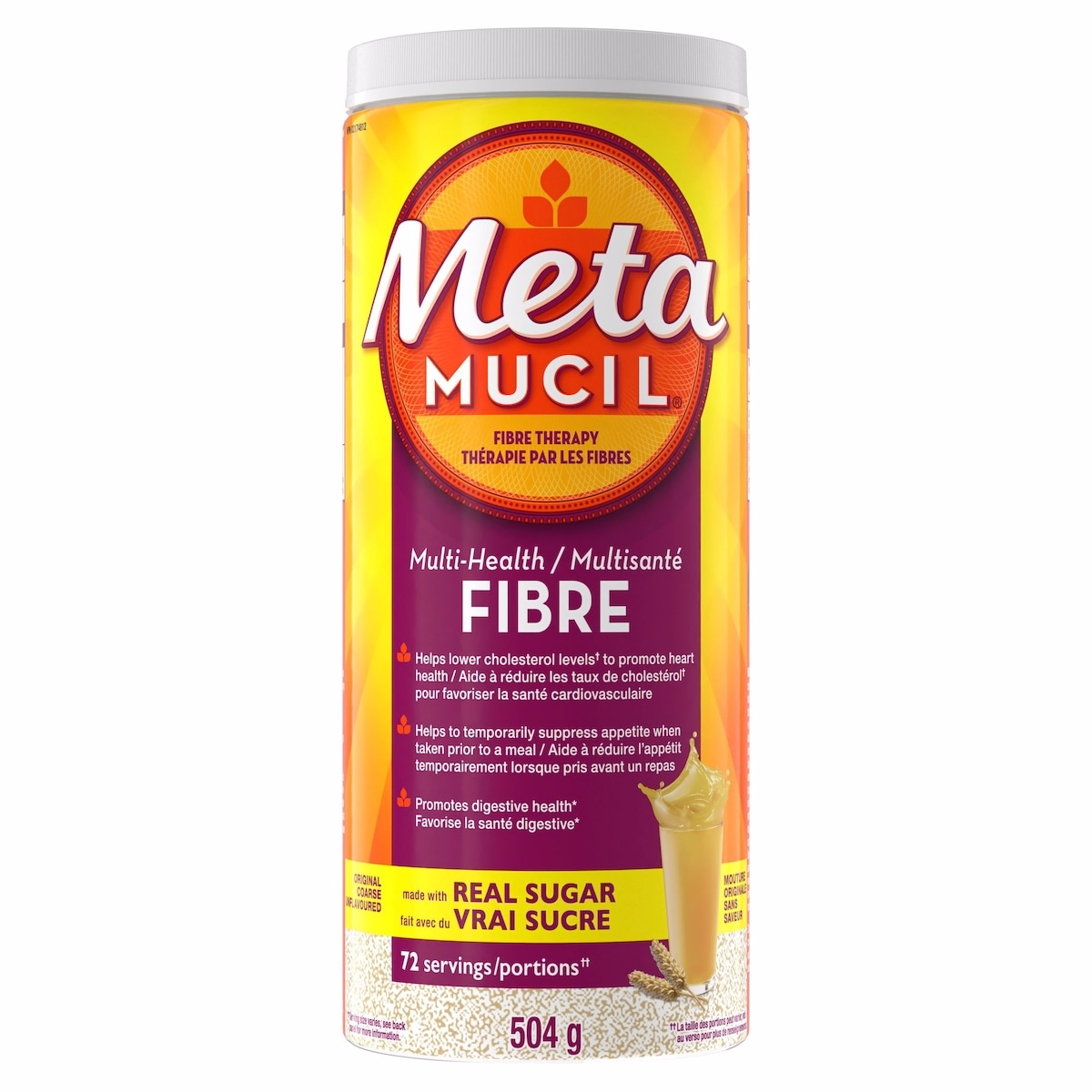 3 in 1 MultiHealth Fibre! Fiber Supplement Powder, Original, 504 g