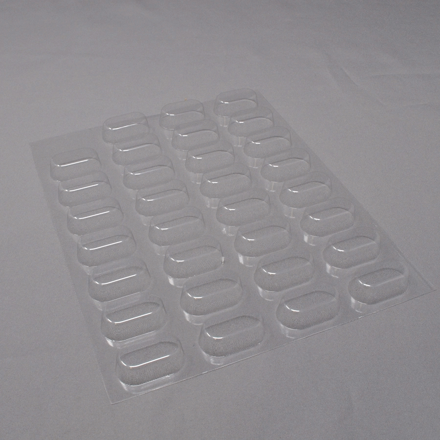 31-Day Book-Style Clear Blister Pack for Medication Management - 1000 Units