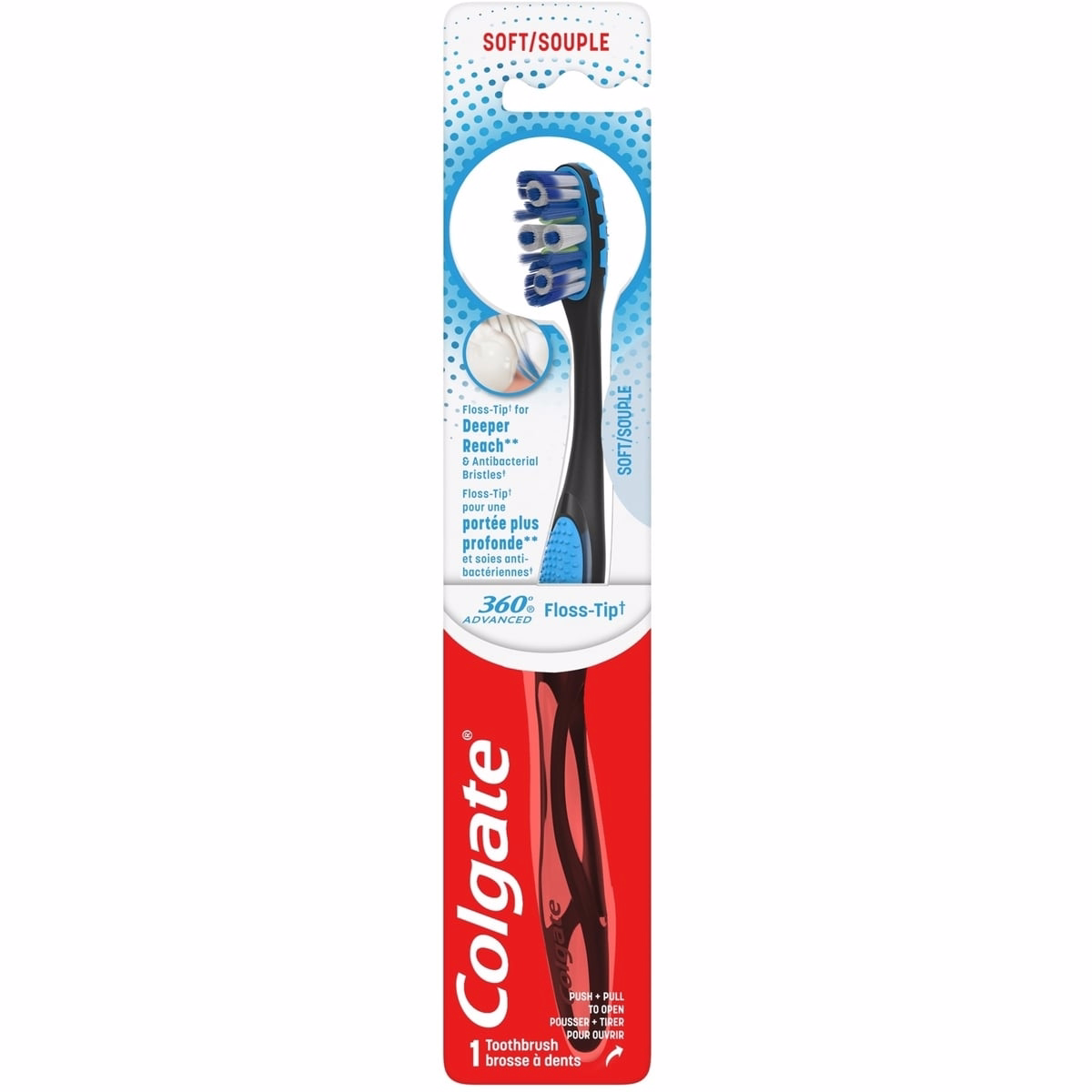 Colgate 360 Advanced 縫隙尖端 成人柔軟牙刷