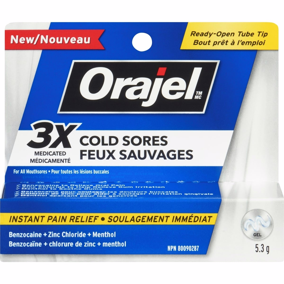 3X Cold Sore Gel