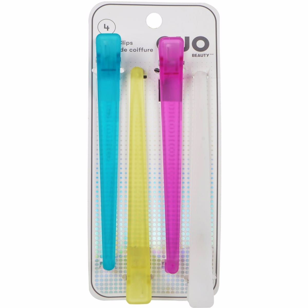 4本入り カラーサロンクリップ