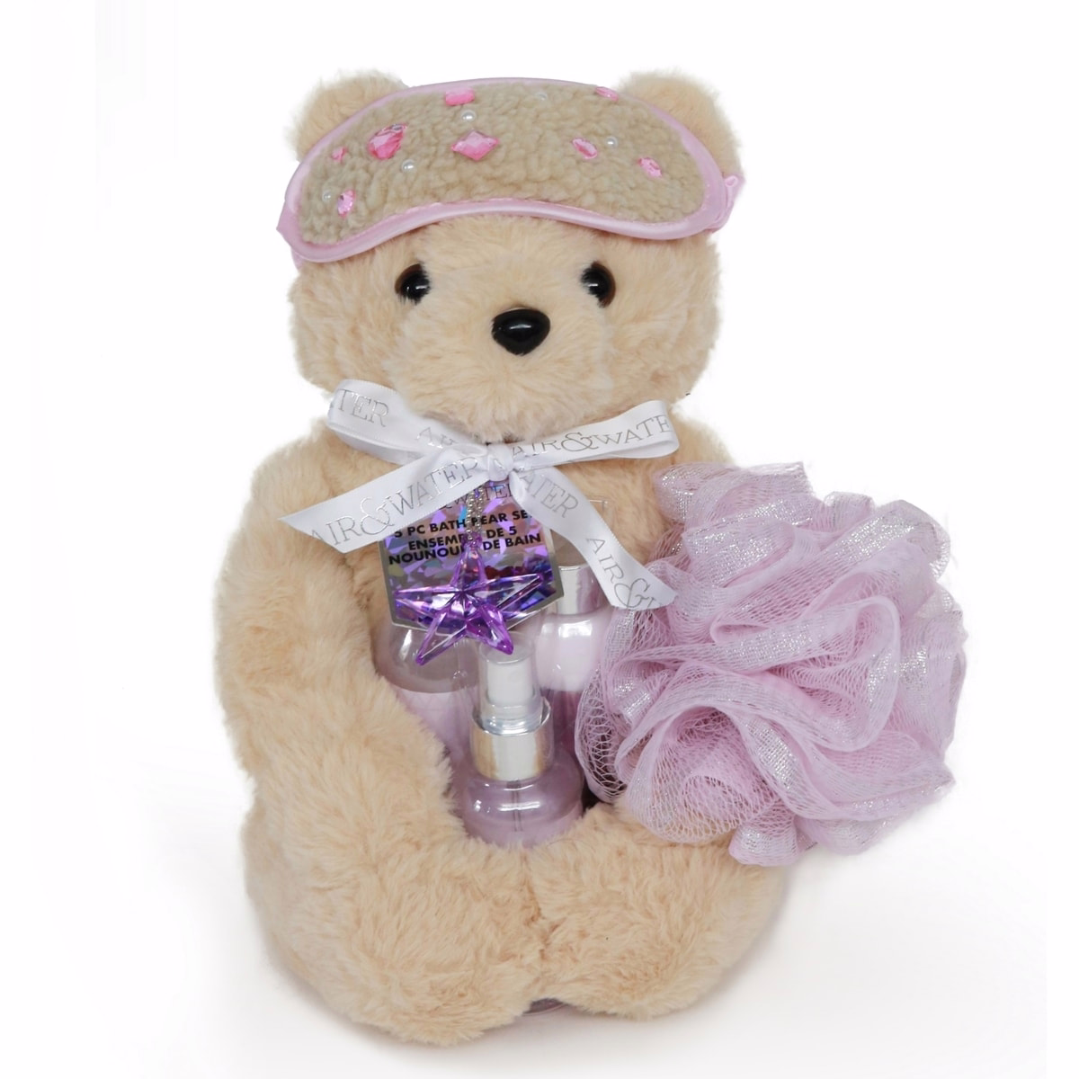 5 Pc Bath Collection & Teddy Bear