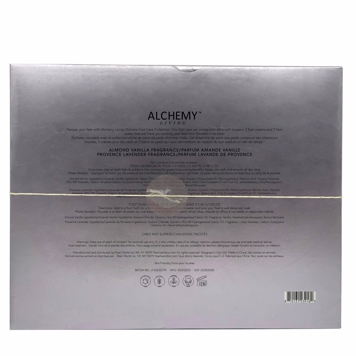 5pc Foot Spa Slipper Collection