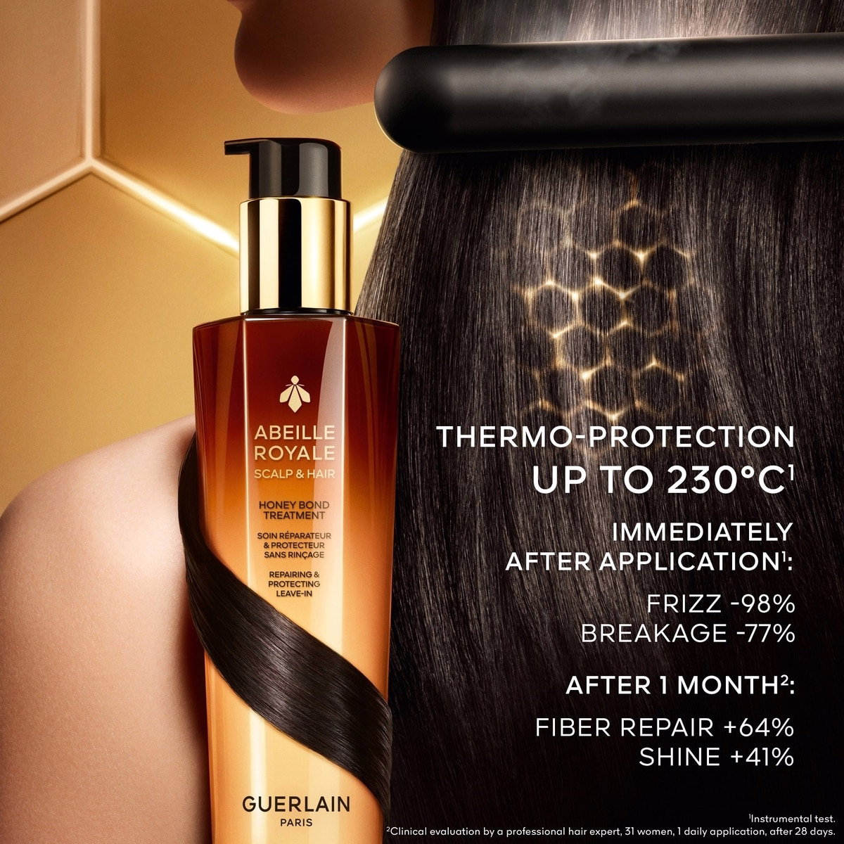 Abeille Royale
Traitement Honey Bond Leave-In Abeille Royale
Honey Bond Treatment Leave-In-Care
