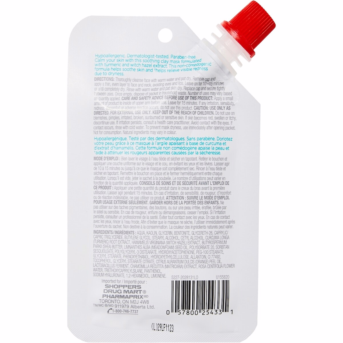 Acne Clay Mask - Soothing Turmeric & Witch Hazel