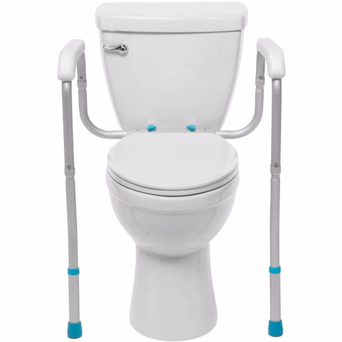 Aquasense Adjustable Toilet Safety Rails to Floor