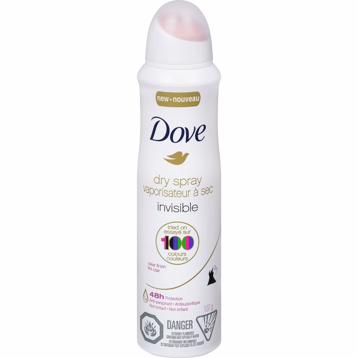 Advanced Care Dry Spray Antiperspirant Deodorant for Women Clear Finish Scent with Pro-Ceramide Technology for Soft, Resilient Skin