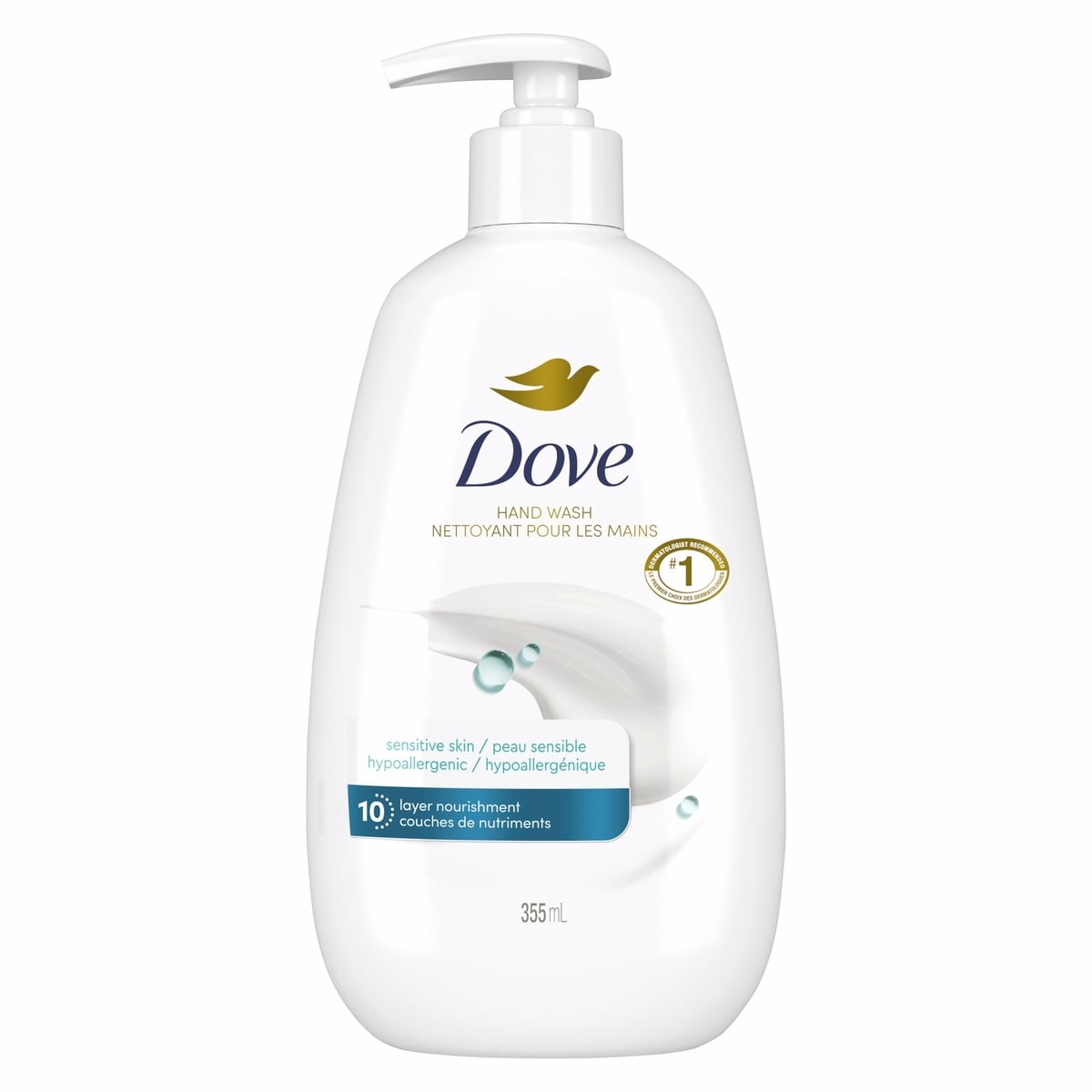 Advanced Care Sensitive Skin Hand Wash for soft, smooth skin nourishes skin 10 layers deep