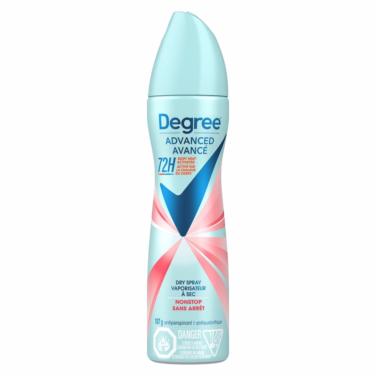 Advanced Dry Spray Antiperspirant Deodorant for Women with 72H Sweat & Odour Protection Nonstop with MotionSense® Technology Advanced Dry Spray Antiperspirant Deodorant for Women with 72H Sweat & Odour Protection Nonstop with MotionSense® Technology