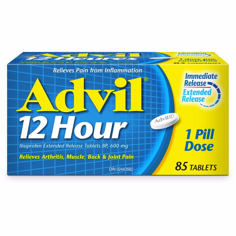 Advil 12 Hour Tablets - Extended Pain Relief, 85 Count