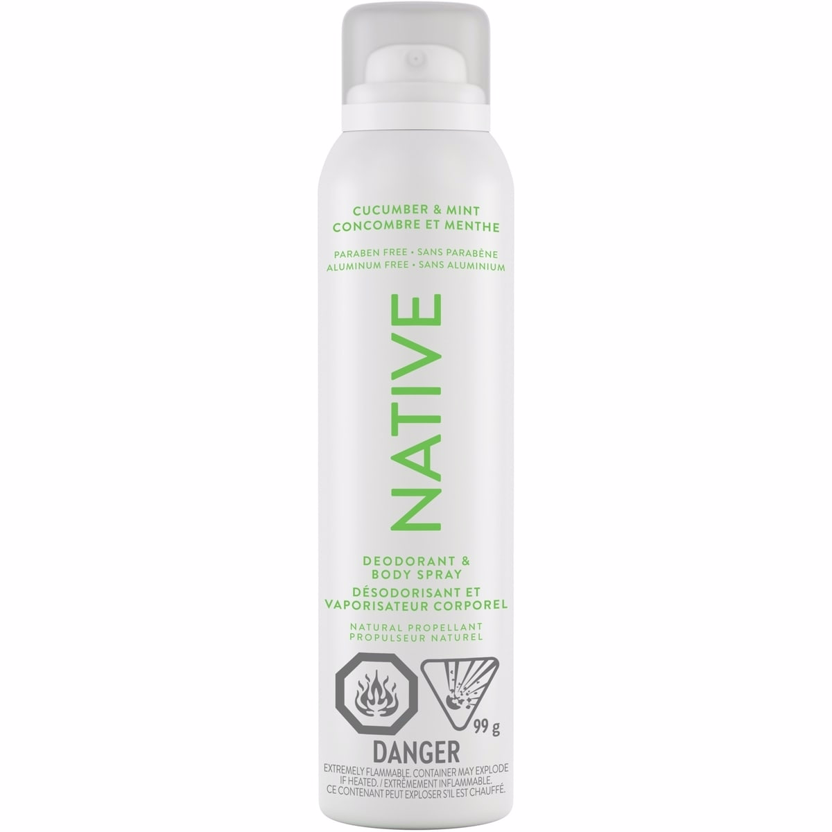 Aerosol-Free Spray Deodorant, Cucumber & Mint