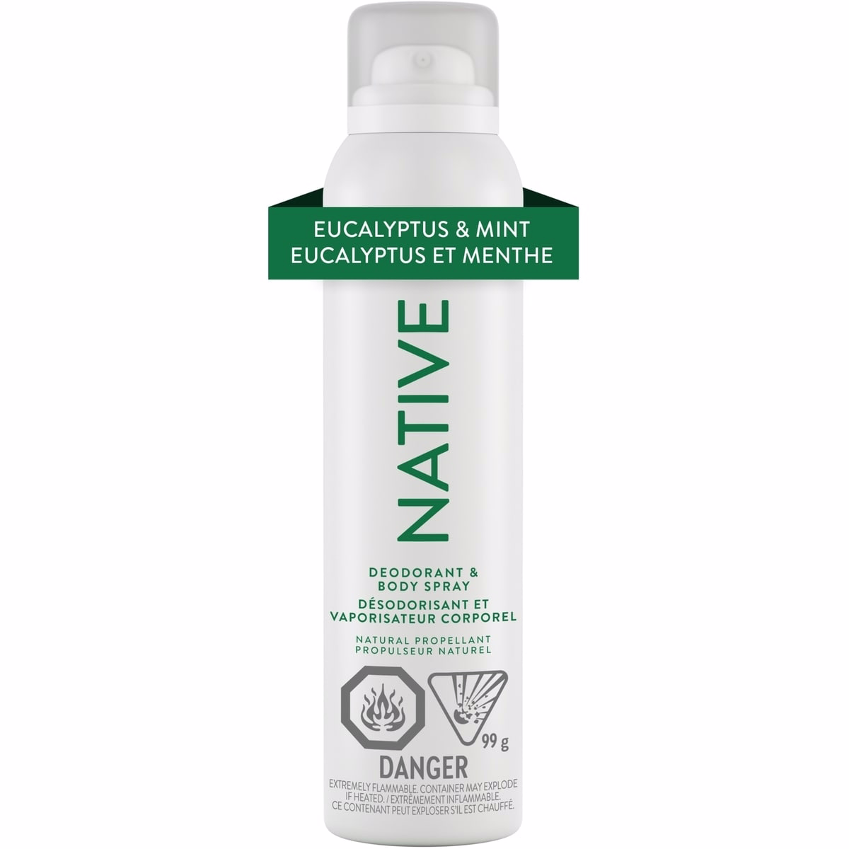 Aerosol-Free Spray Deodorant, Eucalyptus & Mint