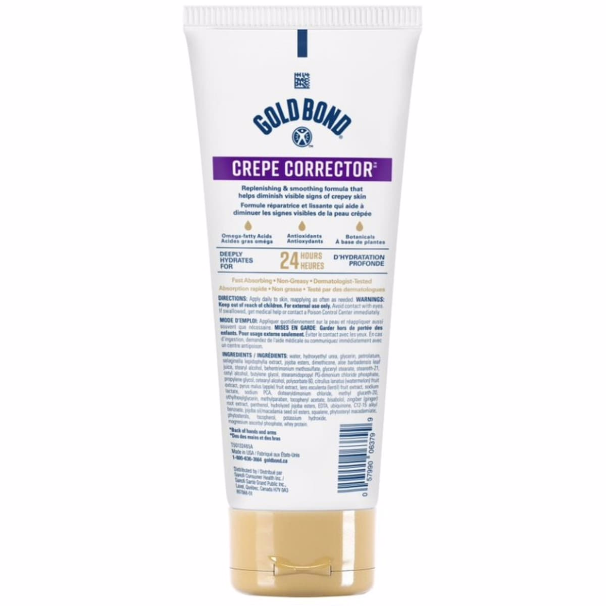 Age Renew Crepe Corrector Body Lotion - Visibly Firms, Tightens, Hydrates Dry, Crepey Skin - Formulated with 7 Moisturizers & 3 Vitamins - Omega Fatty