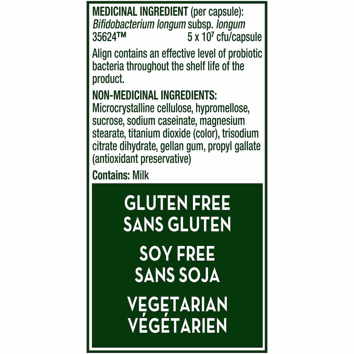 Align Advanced Probiotic, daily probiotic supplement for digestive care, 21 vegetarian capsules, #1 Recommended Probiotic Brand by Doctors‡ Align Advanced Probiotic, daily probiotic supplement for digestive care, 21 vegetarian capsules, #1 Recommended Probiotic Brand by Doctors‡