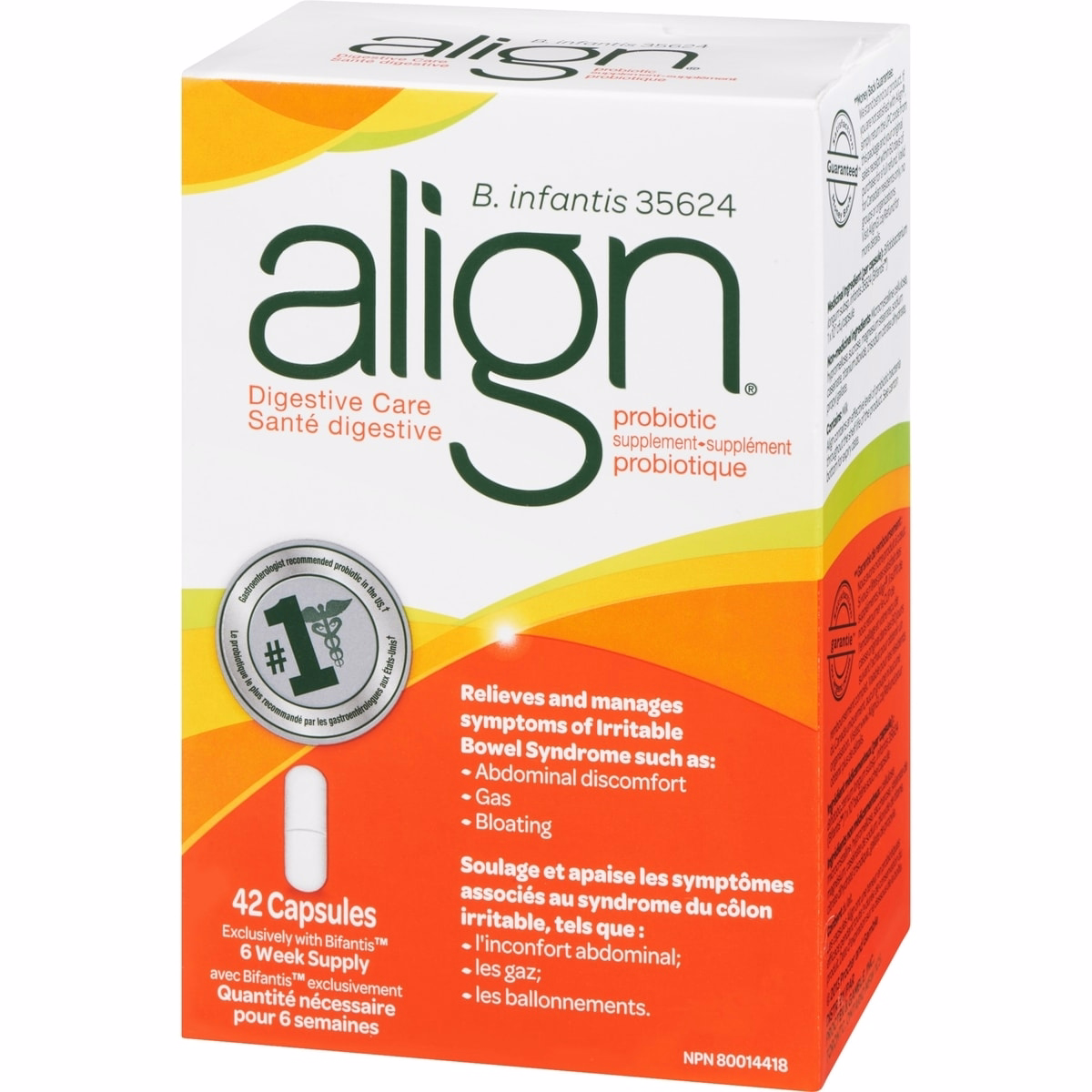 Align Probiotics, Daily Probiotic Supplement for Digestive Care, 42 vegetarian capsules Align Probiotics, Daily Probiotic Supplement for Digestive Care, 42 vegetarian capsules