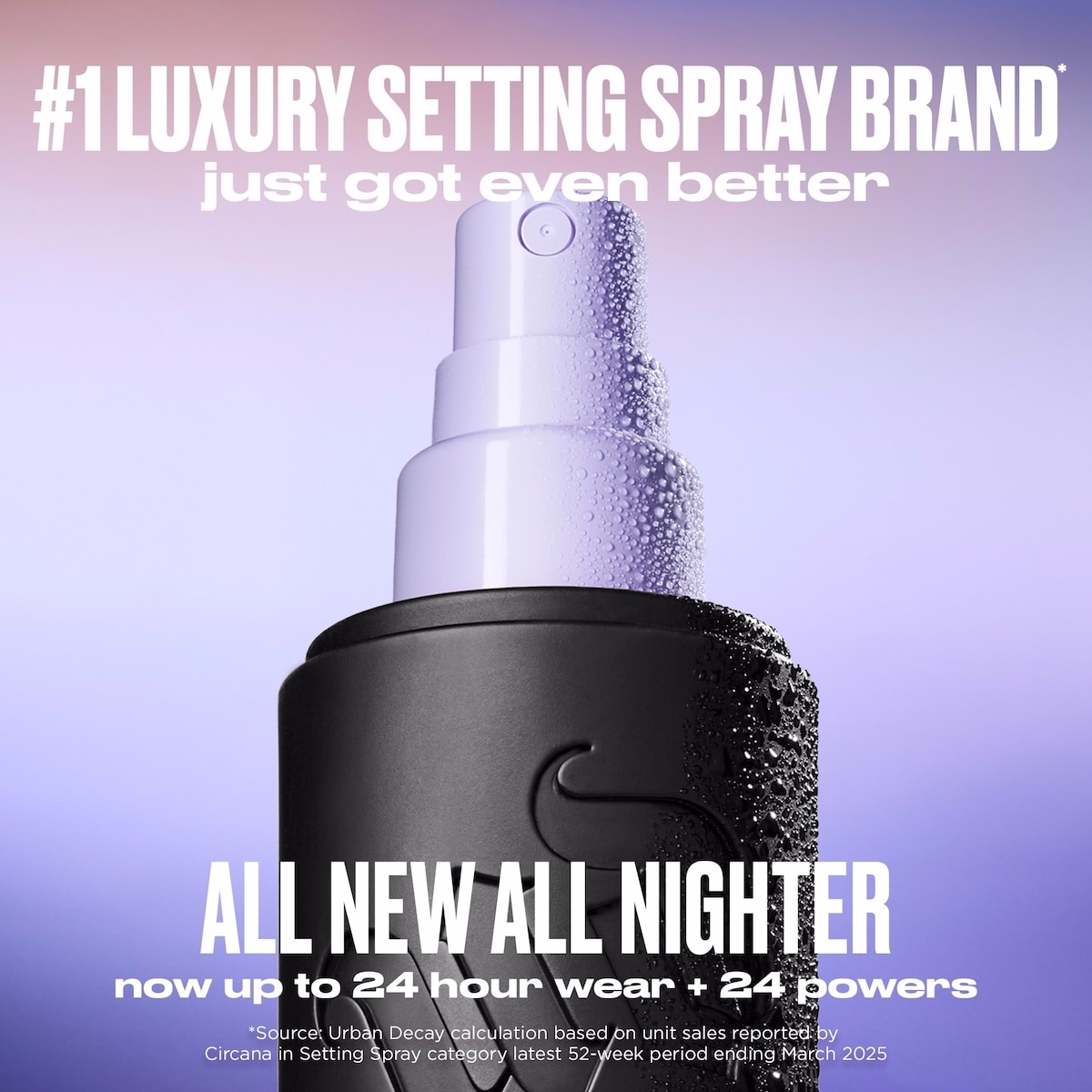 All Nighter Waterproof Makeup Setting Spray with 24HR Wear