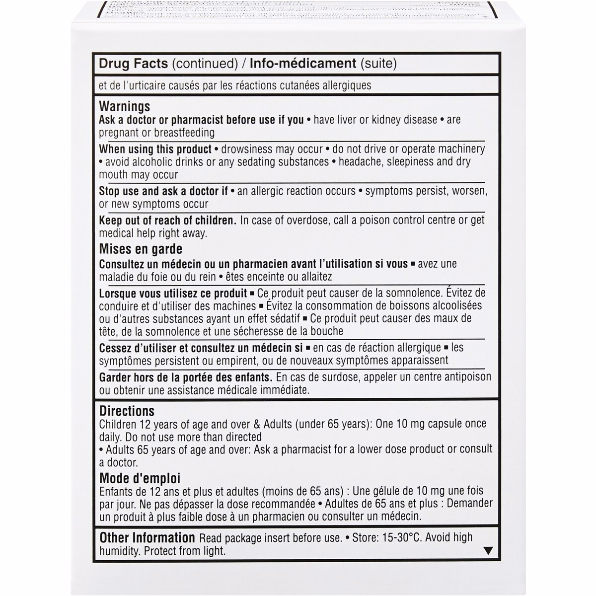 Allergy Relief Liquid Gels 40ct