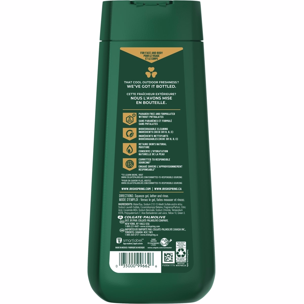 Aloe Mist Moisturizing Body Wash for Men