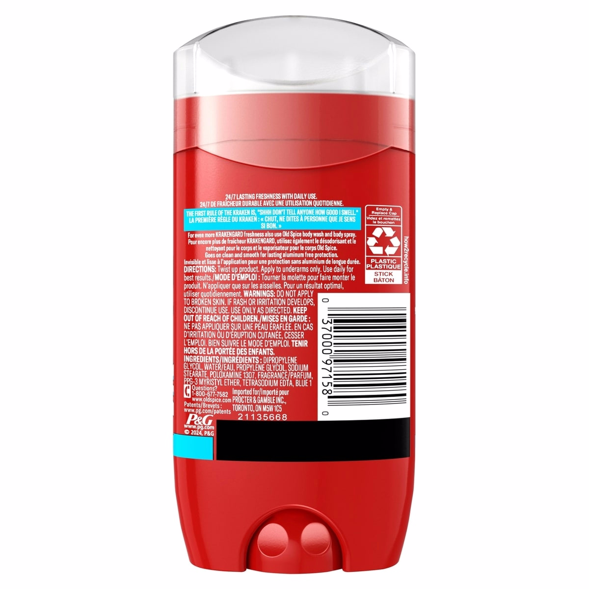 男用無鋁除臭劑,Krakengard,48 小時防護 男用無鋁除臭劑,Krakengard,48 小時防護