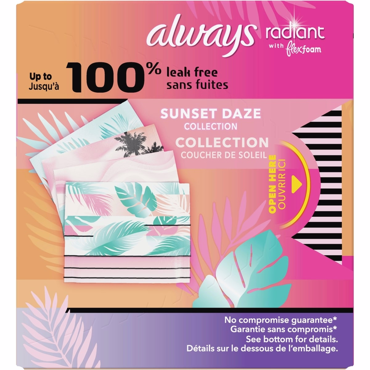 Always Radiant FlexFoam Teen Pads Regular Absorbency with Wings, 14 Count Always Radiant FlexFoam Teen Pads Regular Absorbency with Wings, 14 Count