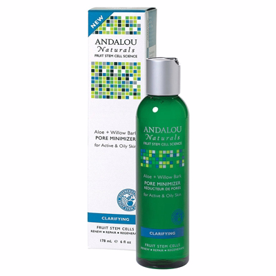 Andalou Naturals Clarifying Aloe Plus Willow Bark Pore Minimizer, 6 Oz