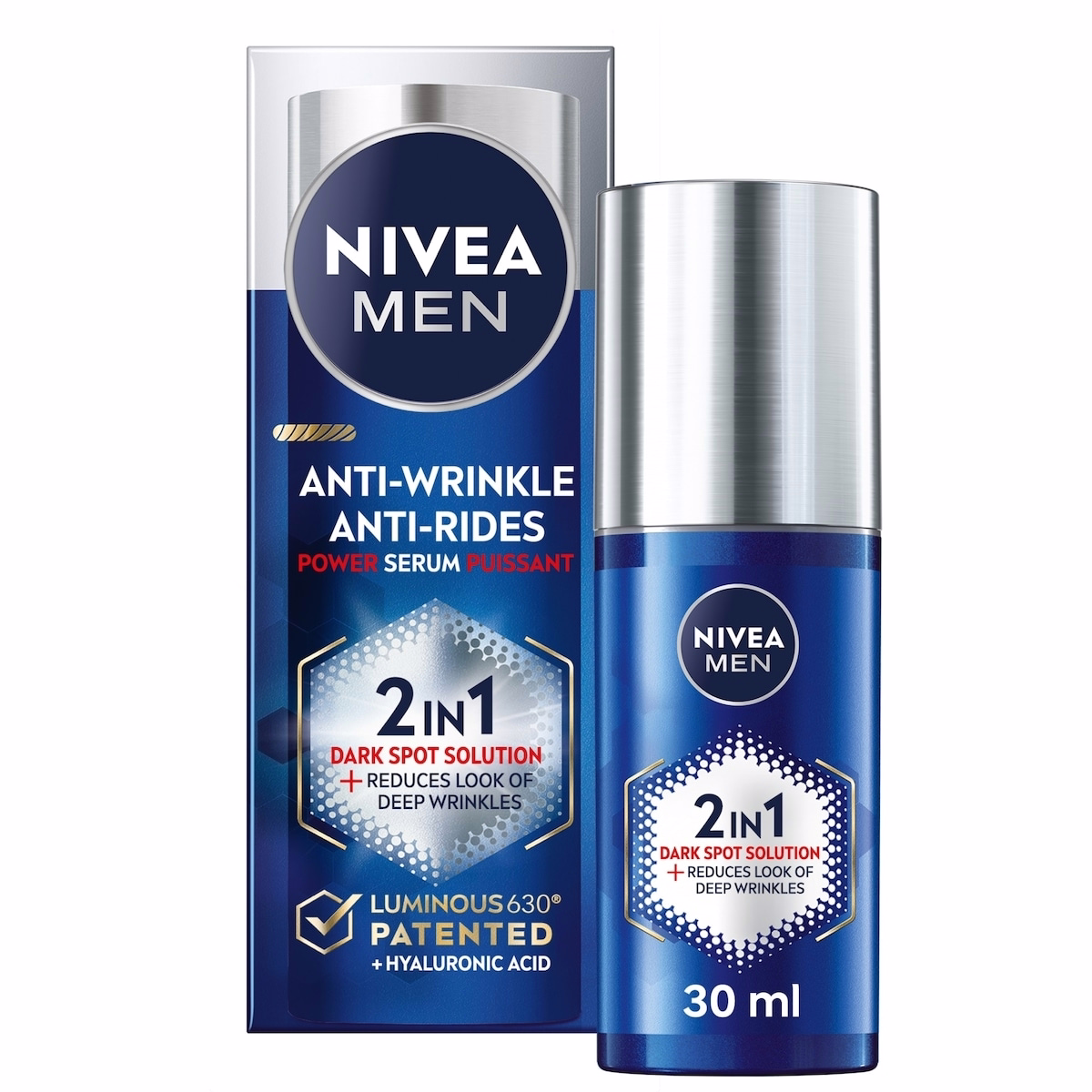 Anti Wrinkle 2-In-1 Power Serum, Dark Spot Solution for All Skin Types