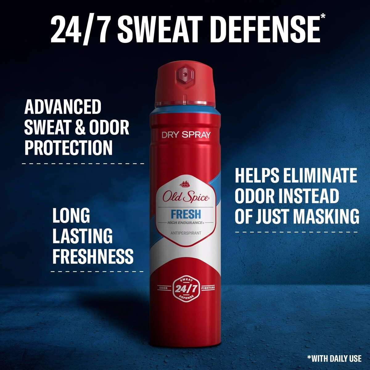 Antiperspirant and Deodorant Invisible Dry Spray for Men, 24/7 Freshness, Lasting Sweat and Odor Protection, Legendary Fragrance, High Endurance, Pure Sport Scent Antiperspirant and Deodorant Invisible Dry Spray for Men, 24/7 Freshness, Lasting Sweat and Odor Protection, Legendary Fragrance, High Endurance, Pure