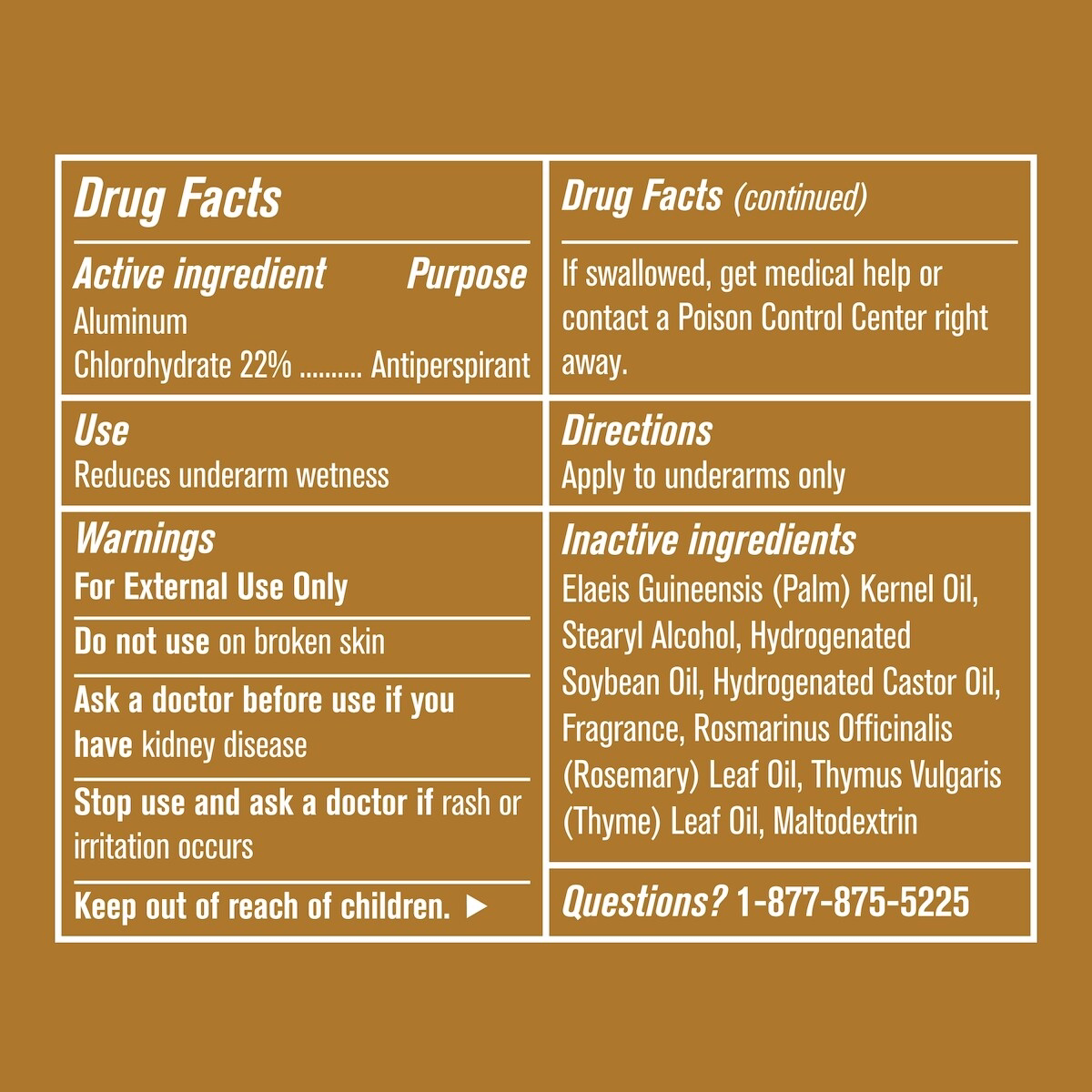 Antiperspirant Deodorant Sandalwood