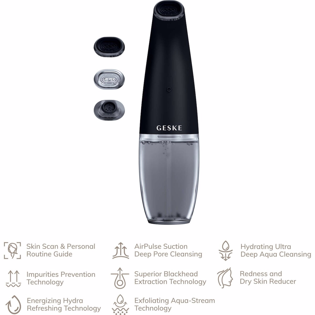 Aqua Stream Face Cleanser 8-1 (Black)