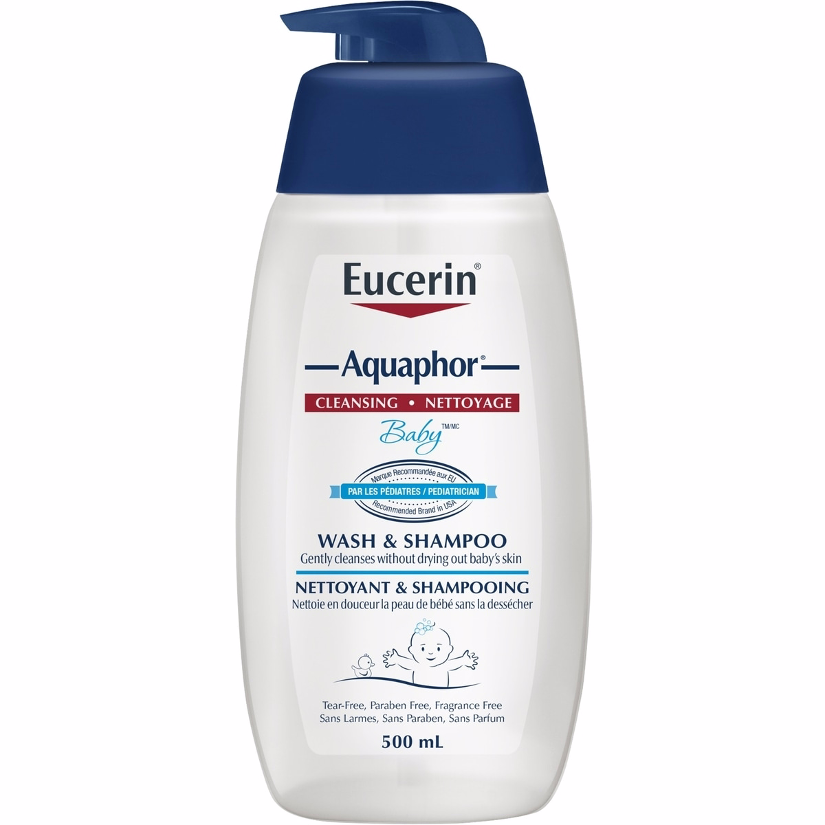 Aquaphor 嬰兒 洗髮沐浴二合一（敏感肌膚適用）