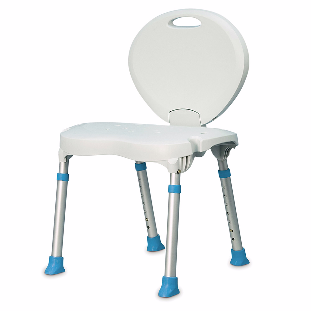 Aquasense Folding Bath And Shower Chair With Non-slip Seat And Backrest - 1.0 Ea