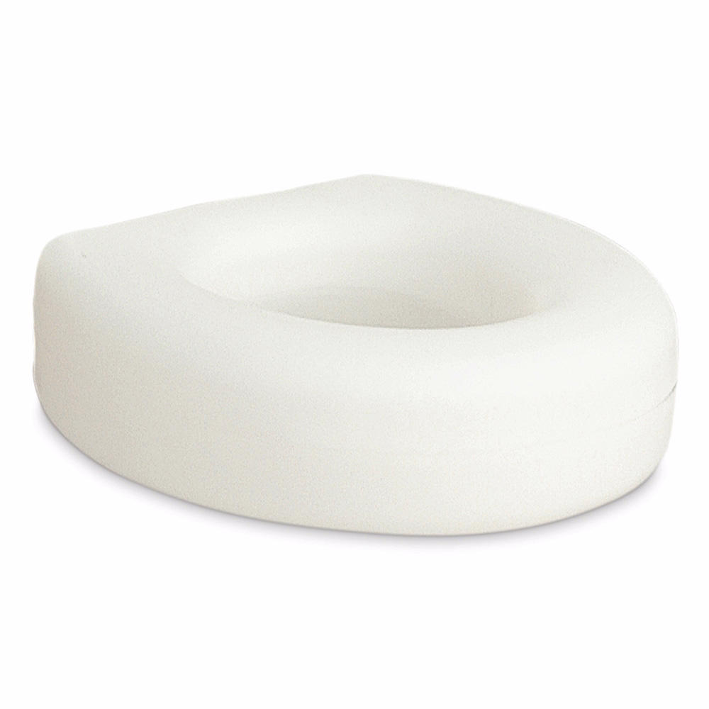 Aquasense Portable Raised Toilet Seat, White, 4