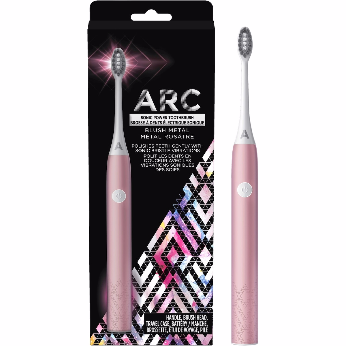 ARC Battery Toothbrush Rose Gold 1 Ct
