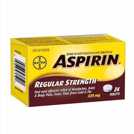 ASPIRIN Regular Strength Tablet, 325 mg