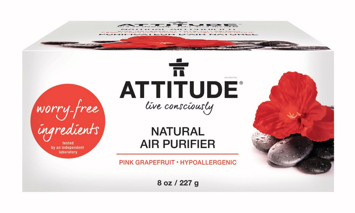 Attitude Live Consciously Natural Air Purifier, Pink Grapefruit, 8 Oz
