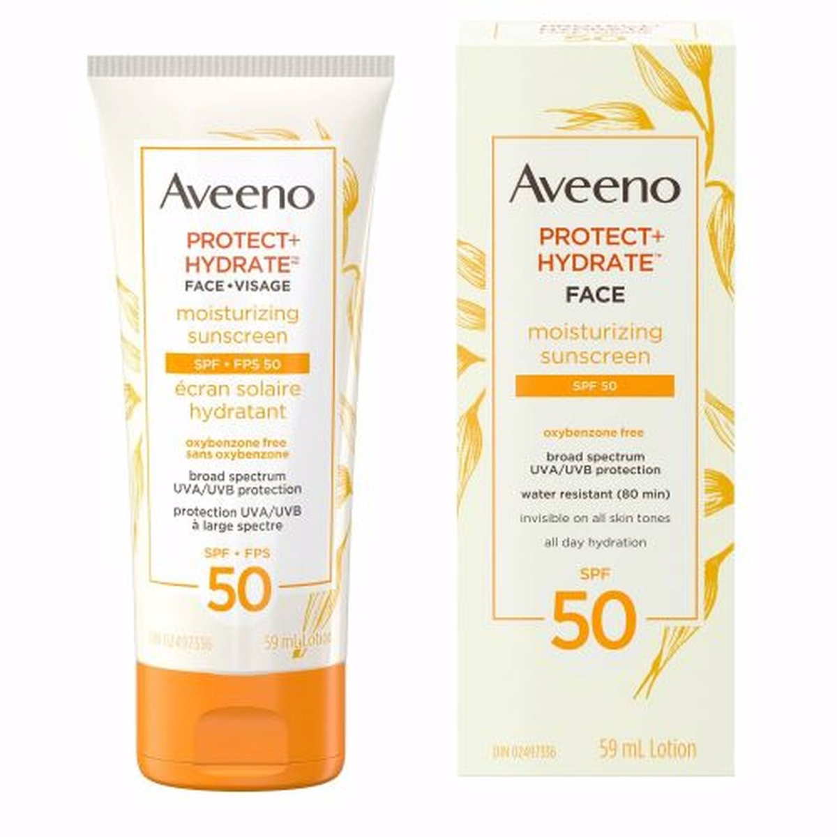 Aveeno Protect & Hydrate Moisturizing Sunscreen Spf 50
