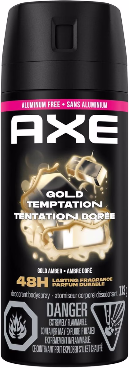 AXE  Deodorant Body Spray  Gold Temptation  113 g