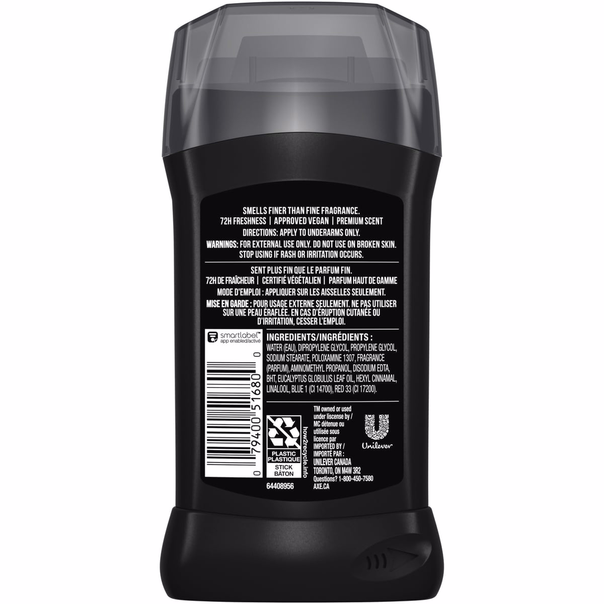 AXE Fine Fragrance Collection Deodorant Stick with 72H Freshness Cherry Essential Oils Aluminum-Free, 85g AXE Fine Fragrance Collection Deodorant Stick with 72H Freshness Cherry Essential Oils Aluminum-Free, 85g