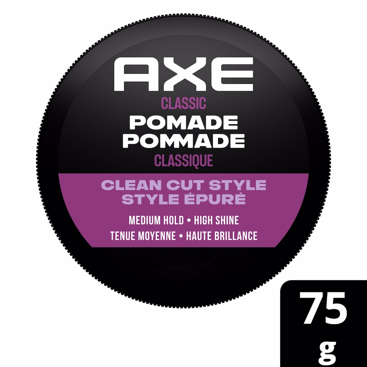 AXE Styling Pomade for Clean Cut Look Classic Medium Hold, High Shine 75 g