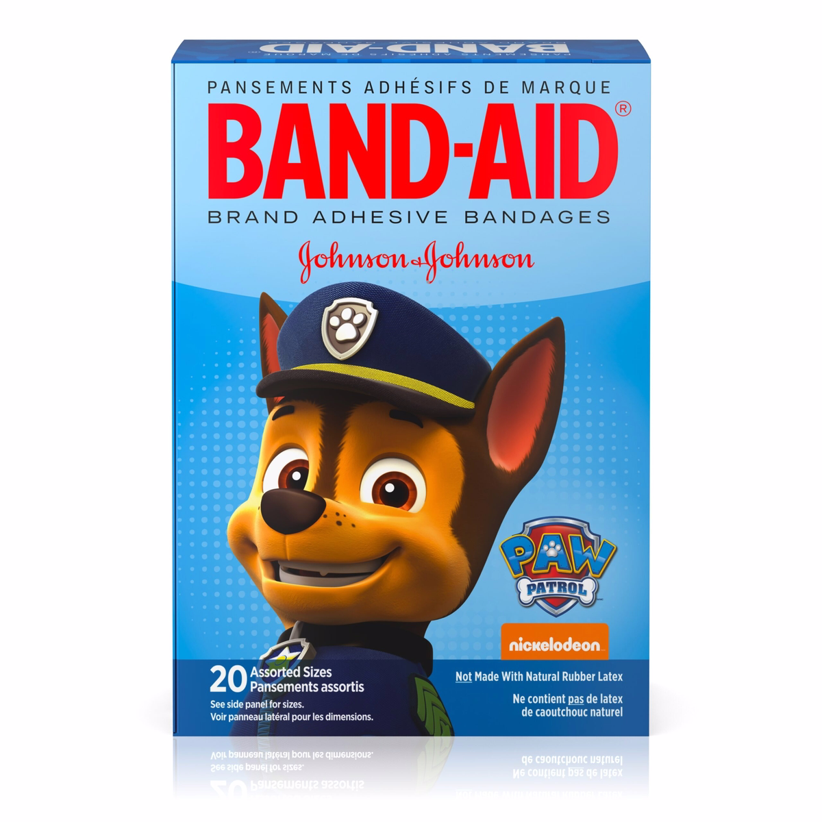 Band Aid Brand Bandages For Kids, Nickelodeon Paw Patrol, Assorted - 20.0 Ea