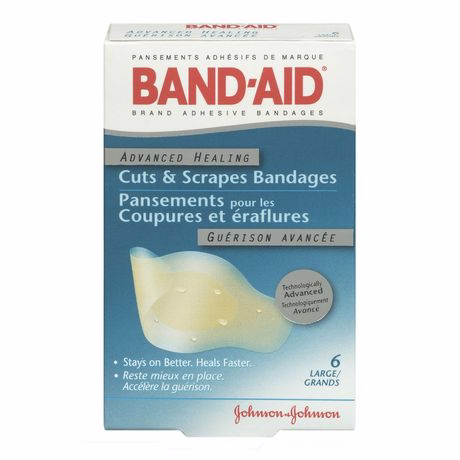 Band-Aid Hydro Seal Hydrocolloid Bandages, Large 6.0 Ea