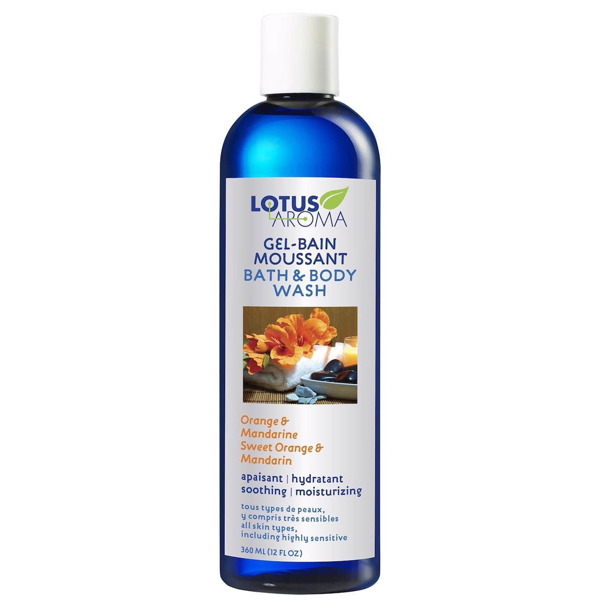 Lotus Aroma Gel douche et bain Orange doux et Mandarine