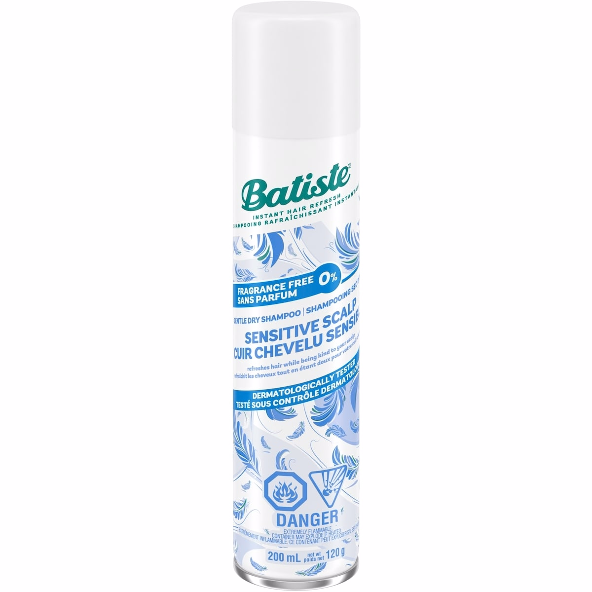 Batiste Dry Shampoo Sensitive Scalp Fragrance Free