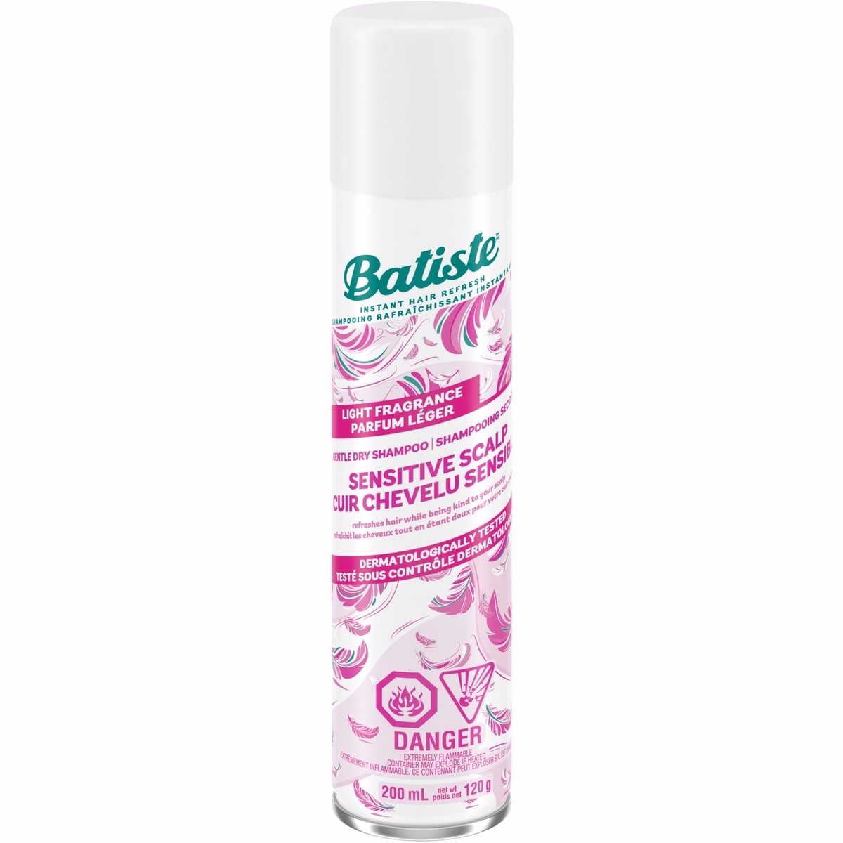 Batiste Shampoing Sec Cuir Chevelu Sensible Parfum Léger