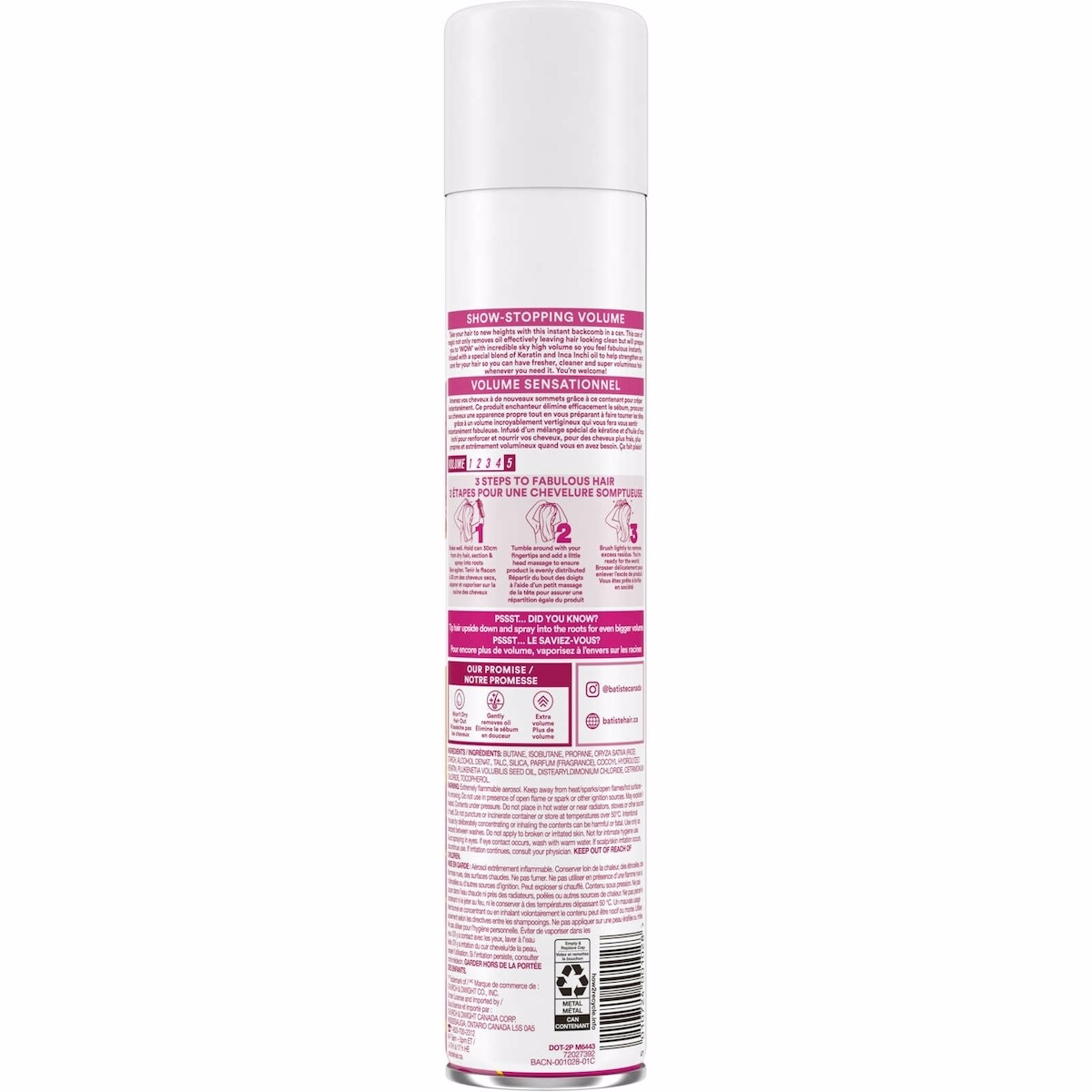 Batiste Dry Shampoo XXL Volume